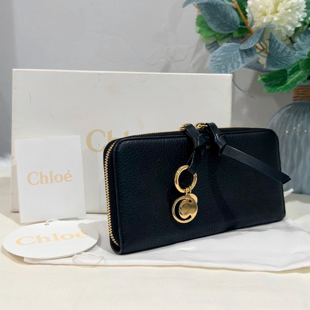 Chloè Alphabet Grained Leather Zippy Wallet - Picture 6 of 16